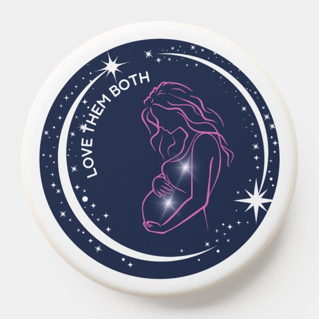 Love Them Both Pro-Life Faith-Based  PopSocket (Popsocket)