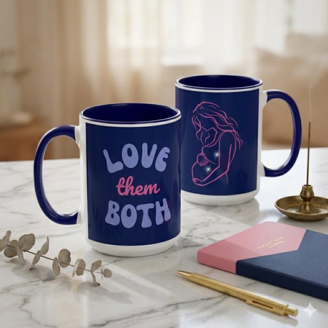 Love Them Both Pro-Life Mom Baby Eternal Soul  Mug (Creator Uploaded)
