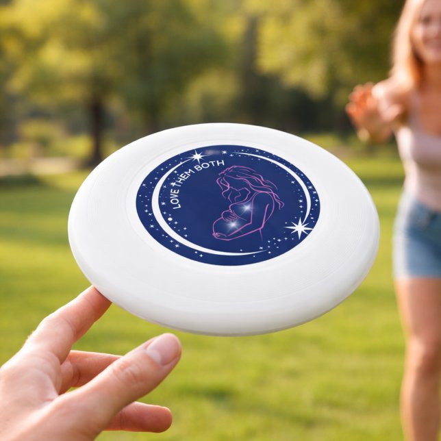 Love Them Both Pro-Life Outdoor Fun Wham-O Frisbee (Creator Uploaded)