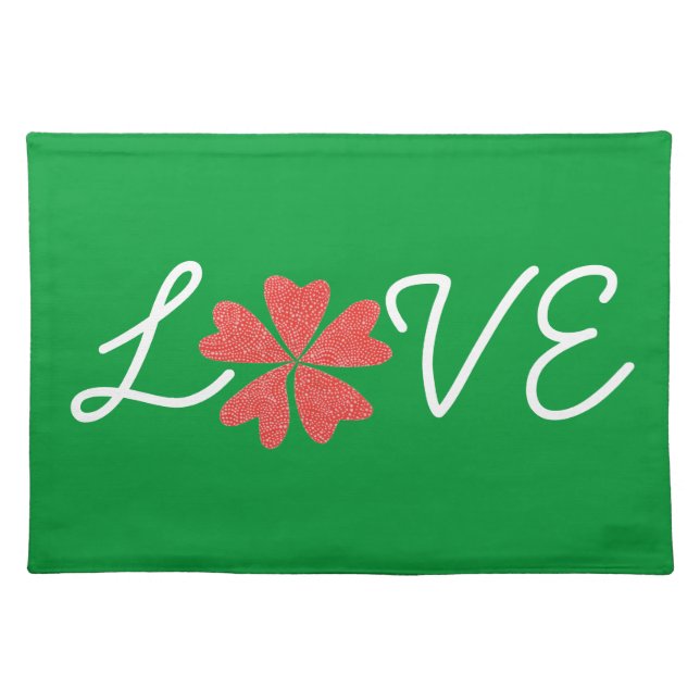 Love Theme Christmas Placemat (Front)