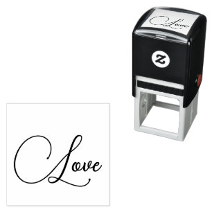 Love Themed Personalized Self-Inking Stamp
