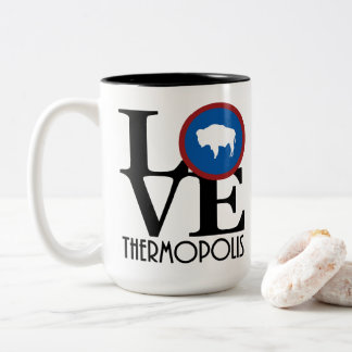LOVE Thermaopolis 15oz Two-Tone Coffee Mug