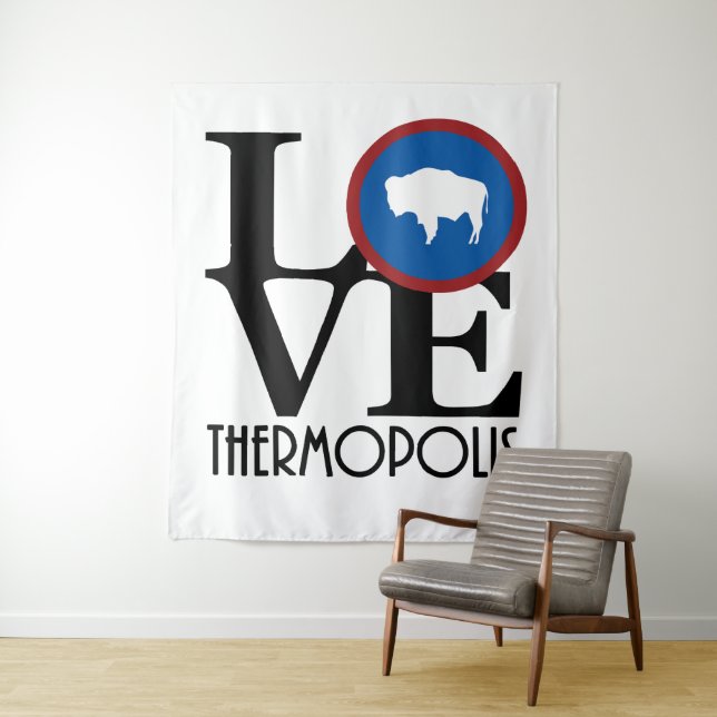 LOVE Thermolpolis Tapestry (In Situ)