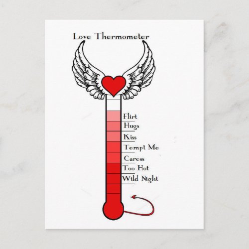 Love Thermometerjpg Postcard
