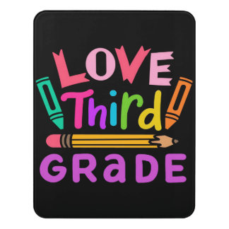 Love Third Grade | Cute Gift | For School Door Sign