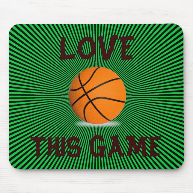 LOVE THIS GAME MOUSE PAD (Front)