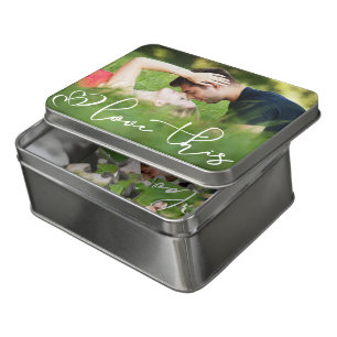 Love This   Modern Urban Casual Script Photo Jigsaw Puzzle
