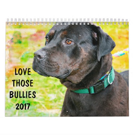 Love Those Bullies 2017 Calendar