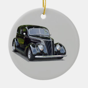 love those old classic cars ceramic ornament