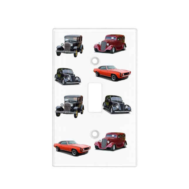 love those old classic cars light switch cover (Front)