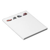 love those old classic cars notepad (Angled)