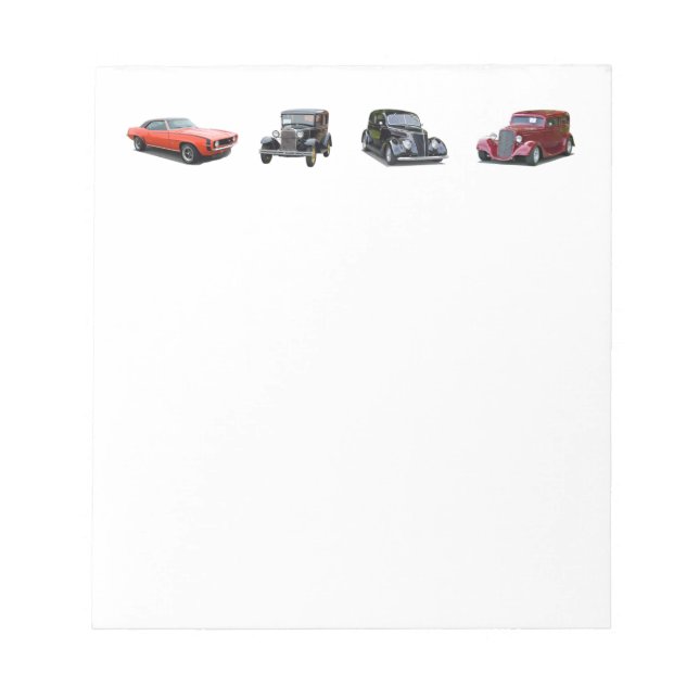 love those old classic cars notepad (Front)