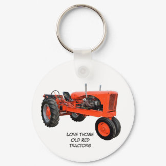 Love Those Old Red Tractors Keychain