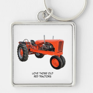 Love Those Old Red Tractors Keychain