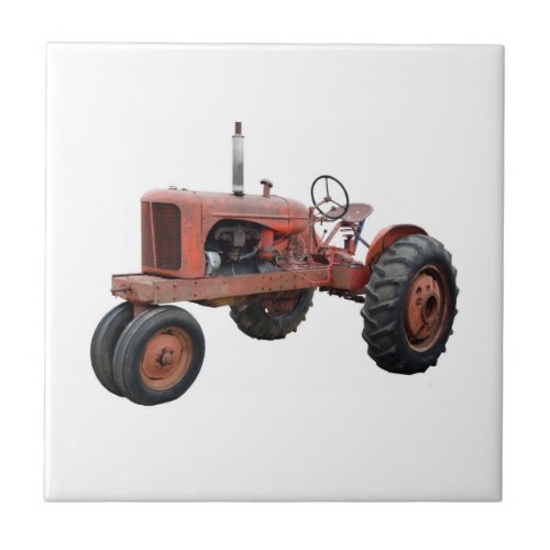 Love Those Old Rusty Tractors Ceramic Tile