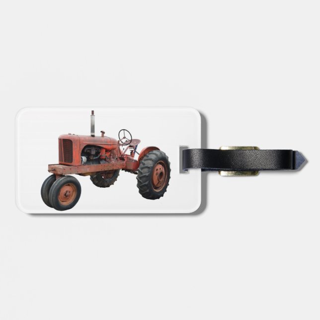 Love Those Old Rusty Tractors Luggage Tag (Back Horizontal)