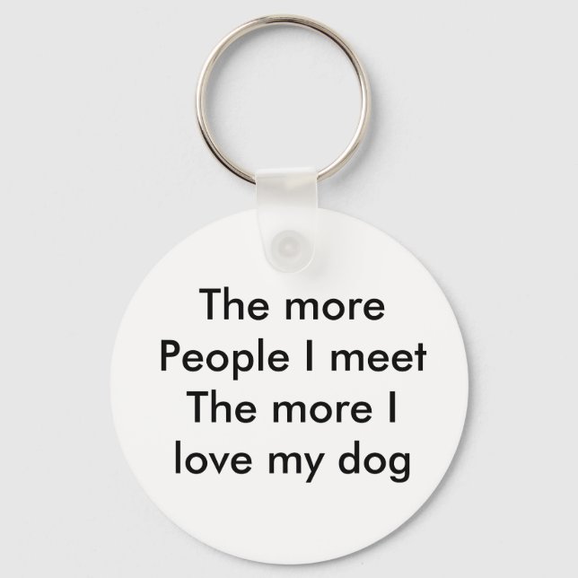 love thou pet keychain (Front)