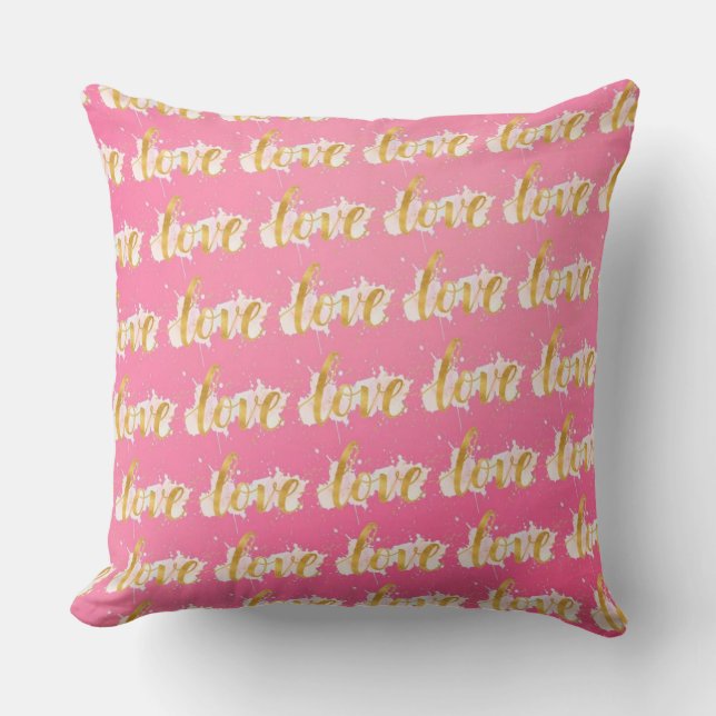 Love Throw Pillow (Front)