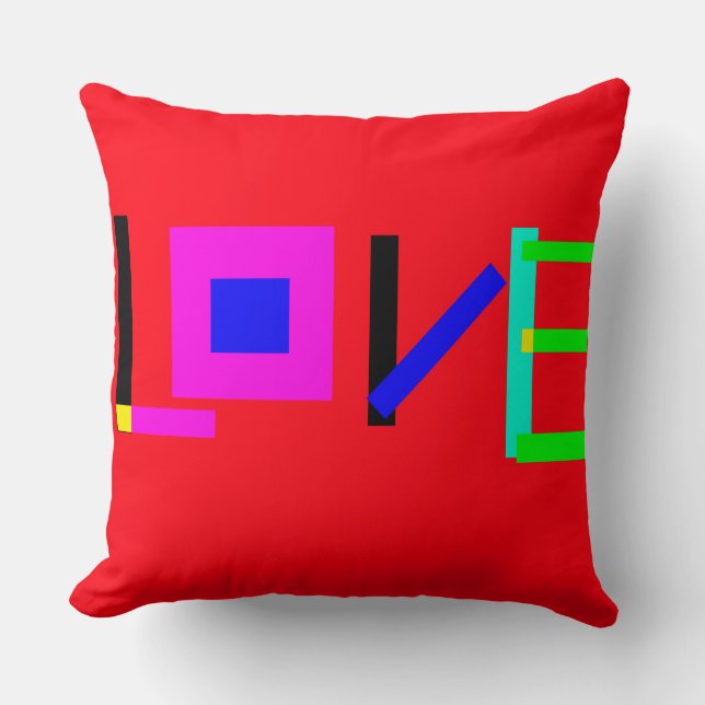 Love Throw Pillow (Front)