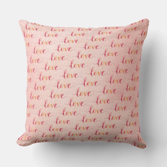 Love Throw Pillow (Front)