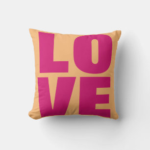LOVE throw pillow