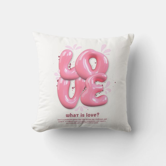 love throw pillow (Front)