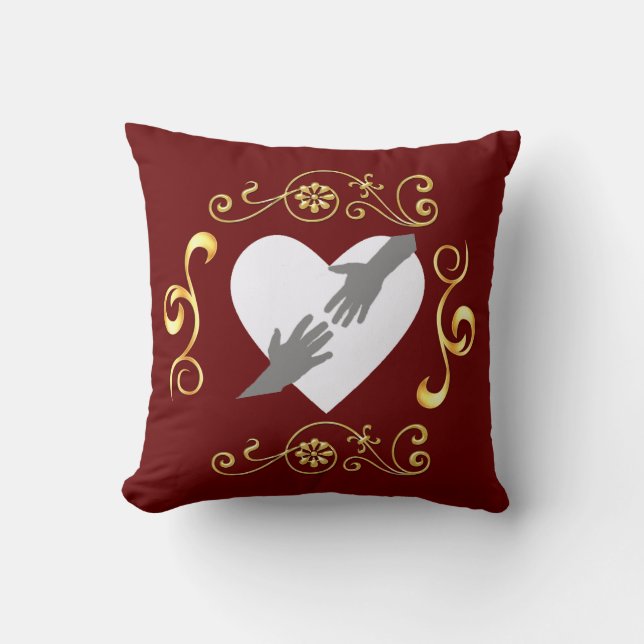Love Throw Pillow (Front)