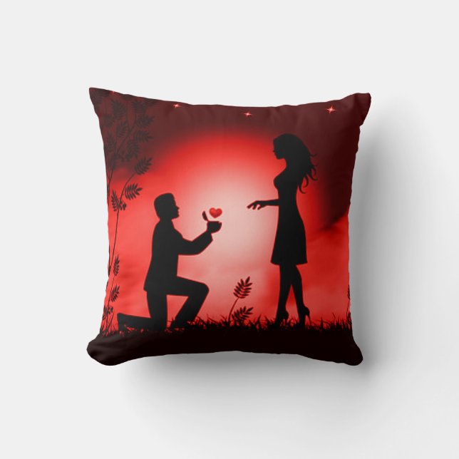 Love throw pillow. throw pillow (Front)