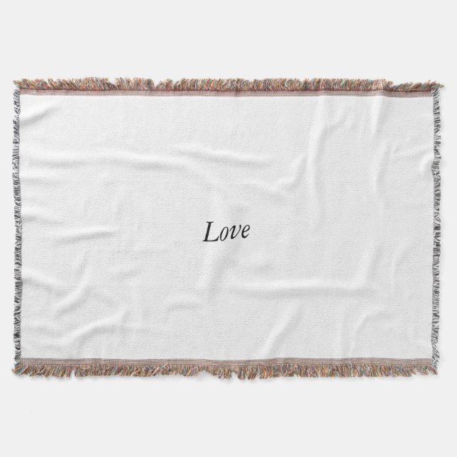 Love Throw Throw Blanket (Front)