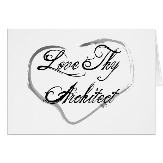 Love Thy Architect Cards (Front Horizontal)