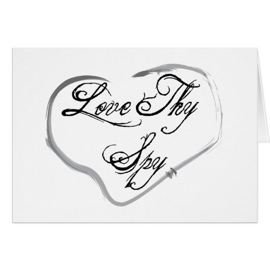 Love Thy Spy Cards (Front Horizontal)