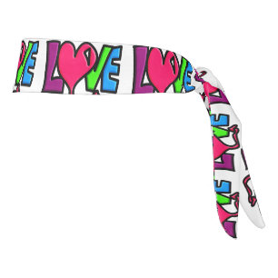 Love tie headband