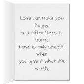 Love til it hurts cards (Inside (Right))