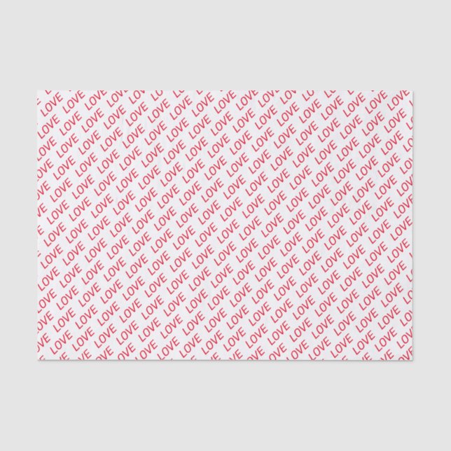Love  tissue paper (Front)