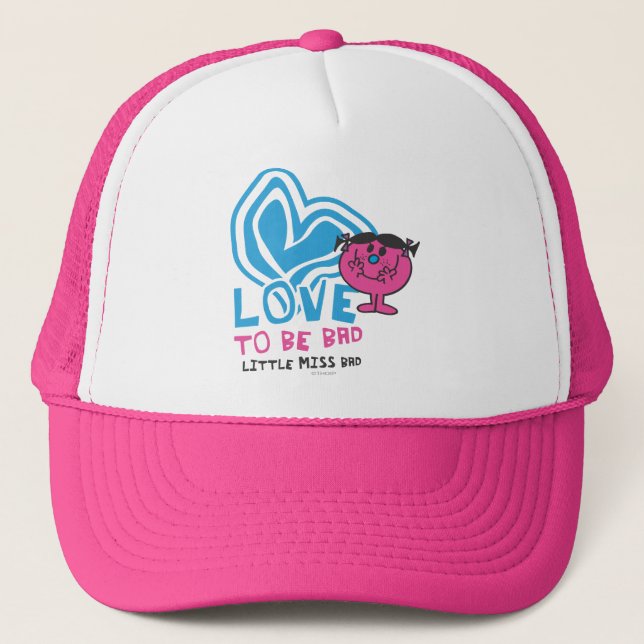 Love To Be Bad | Deformed Heart Trucker Hat (Front)