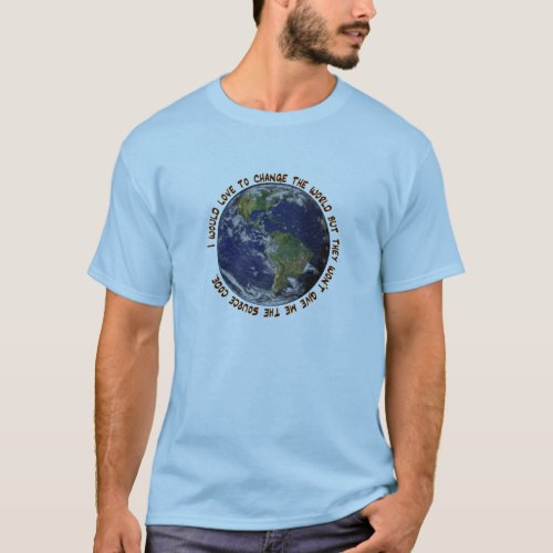 Love to Change World Source Code T_Shirt