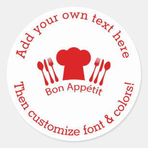 Grand sticker Muursticker Bon appetit - Sticker cuisine - Sticker  restaurant - 60 x 25 cm
