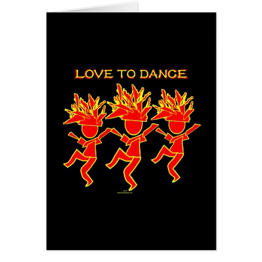 Love To Dance Cards (Front)