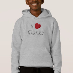 Love To Dance I Love Dance Dancing Hoodie