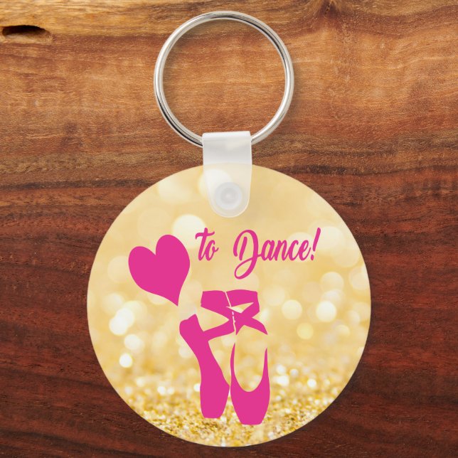 Love To Dance  Keychain (Front)