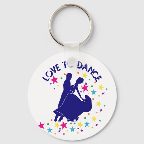 Love to dance keychain