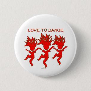 Love To Dance Pinback Button