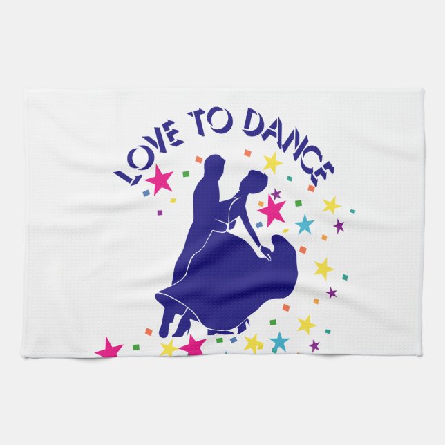 Love to dance towel (Horizontal)