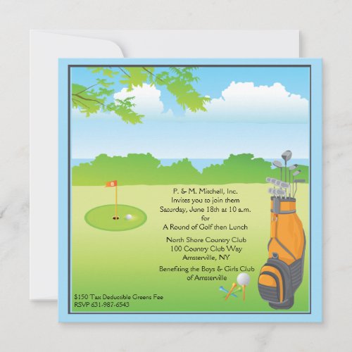 Love to Golf Invitation