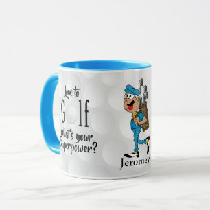 Love to Golf, What's Your Superpower? Mug