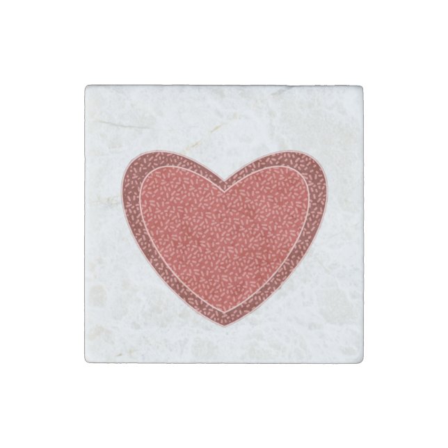 Love to Hate You Stone Magnet (Front)