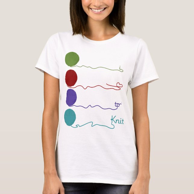 Love to Knit shirt (Front)