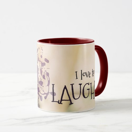 Love To Laugh by Inspirational Downloads Mug