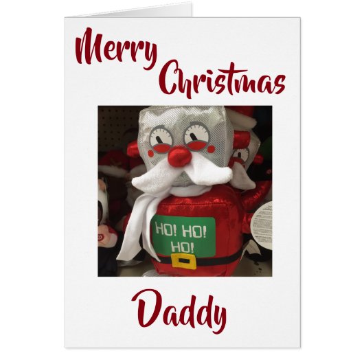 **LOVE TO MY FAVORITE DAD** AT CHRISTMAS (Front)