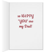 **LOVE TO MY FAVORITE DAD** AT CHRISTMAS (Inside (Right))